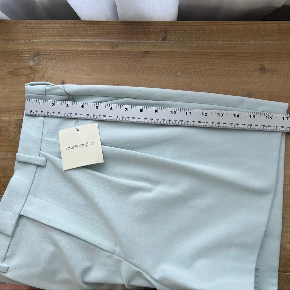 Favorite Daughter The Agnes Shorts In Pastel Blue Size 12 New - Picture 9 of 10